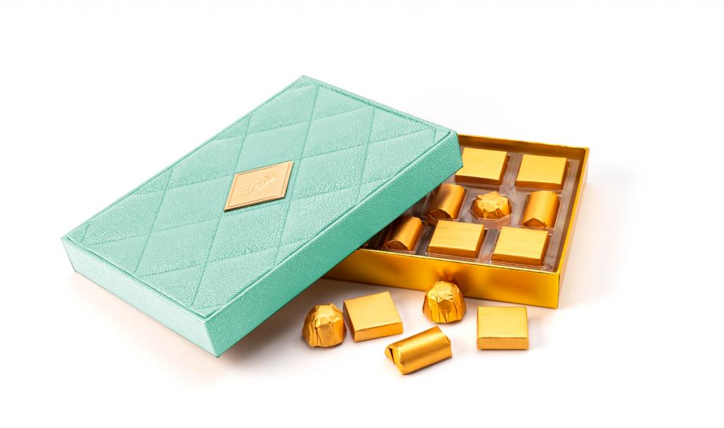 Tiffany Angle Leathered Box Small