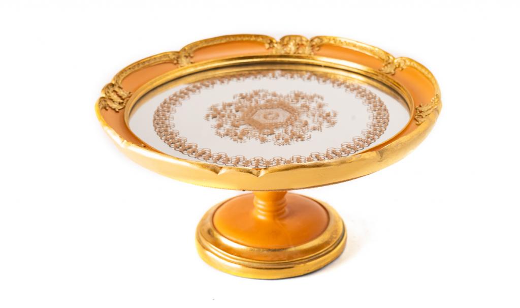 Get Well Soon Wood Tray Small Gold