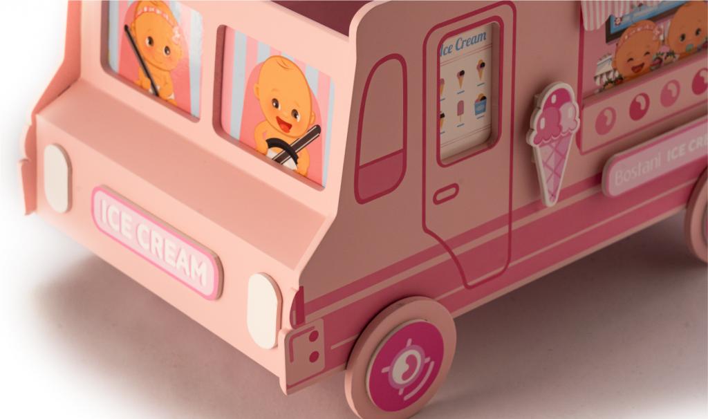 Baby Girl Icecream Car Tray 