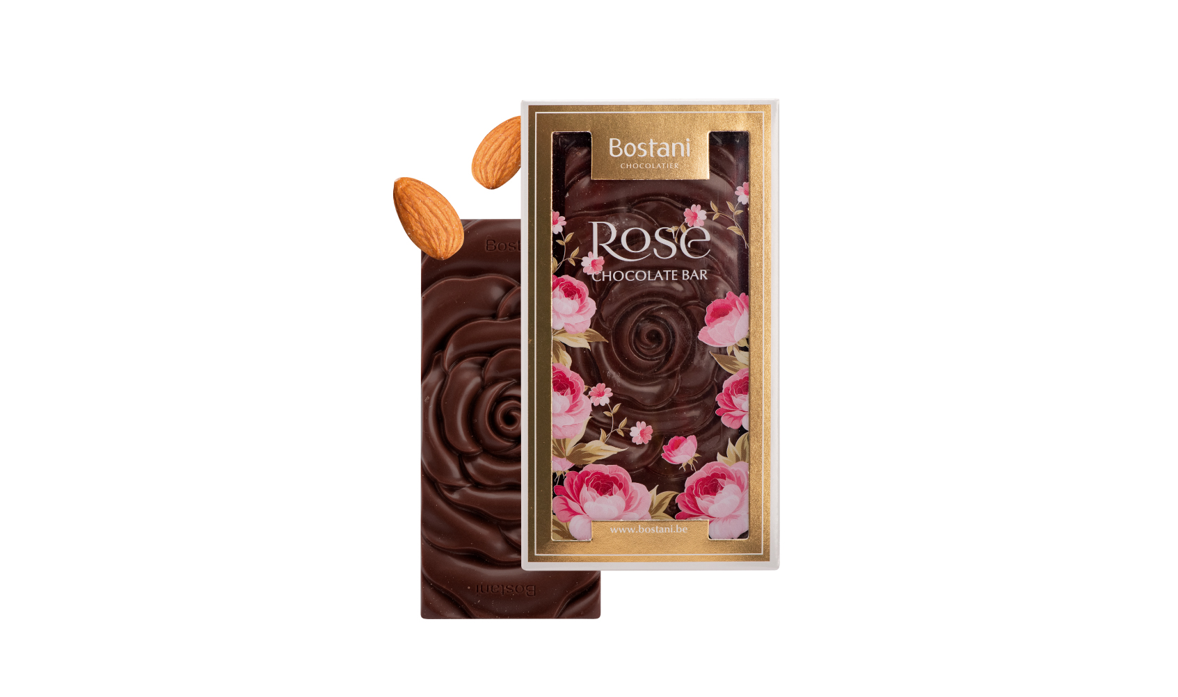 Small Rose Bar Dark Chocolate