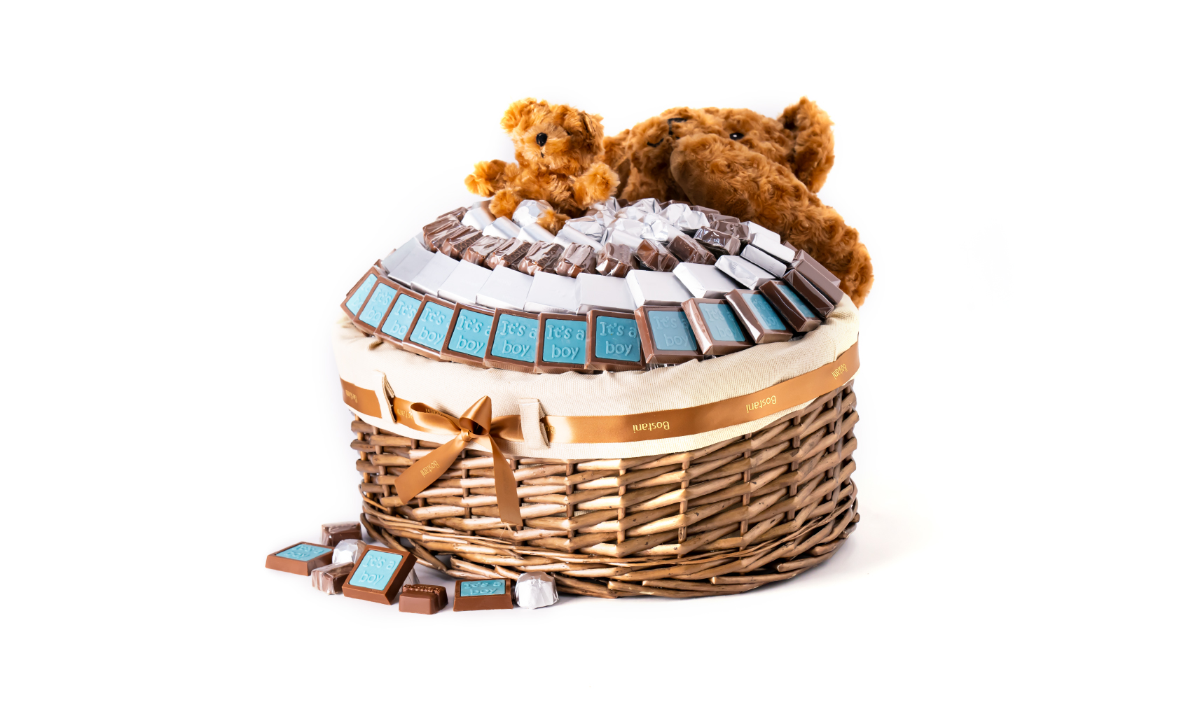 It's a Boy Bear Basket Medium