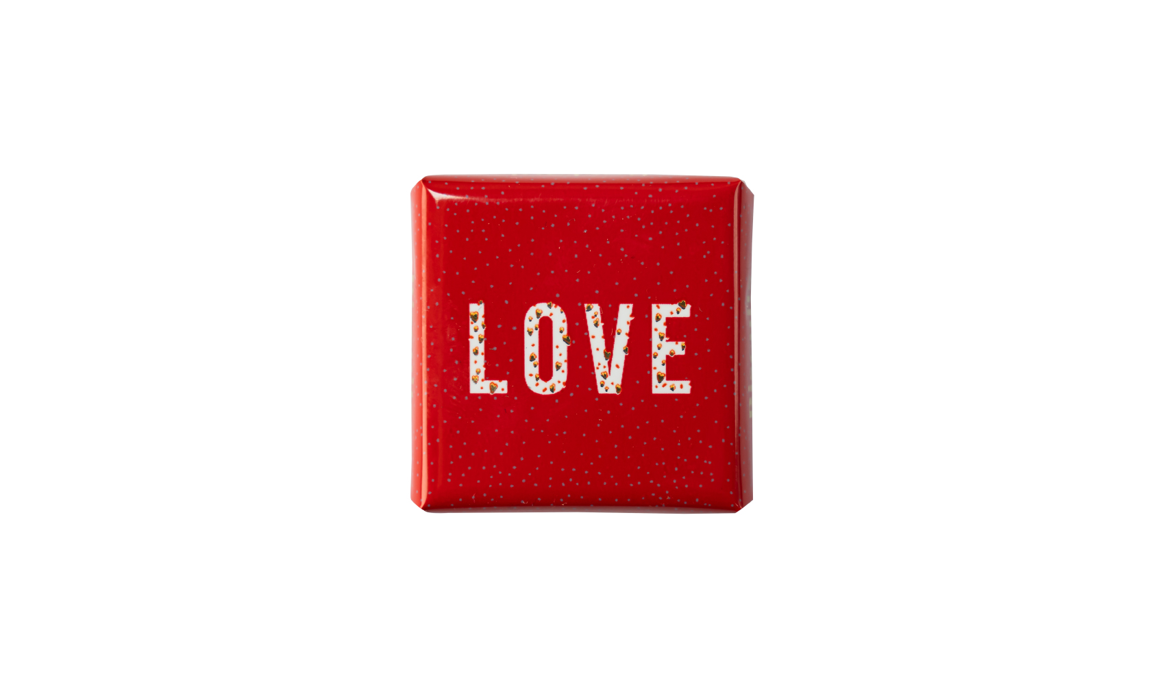 love square Red Color 100g